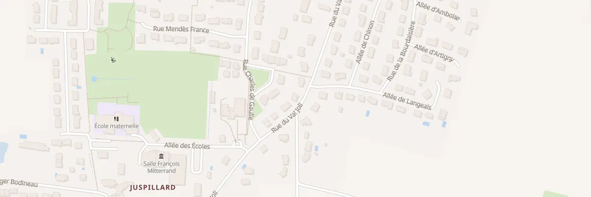 Plan du 28 Rue du Val Joli à Larçay