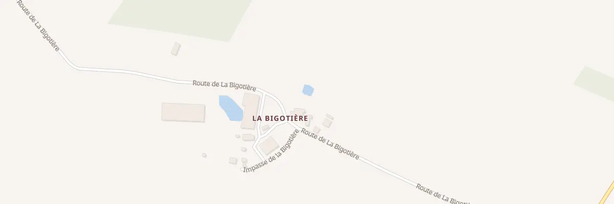 Plan du 72 La Bigotiere aux Hayes