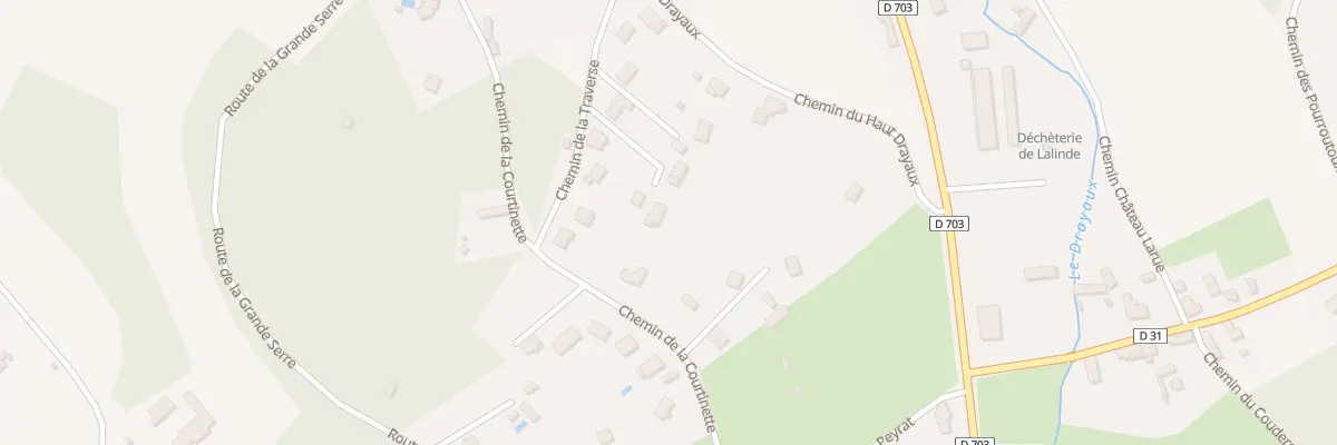 Plan du 50A Che de la Traverse à Lalinde
