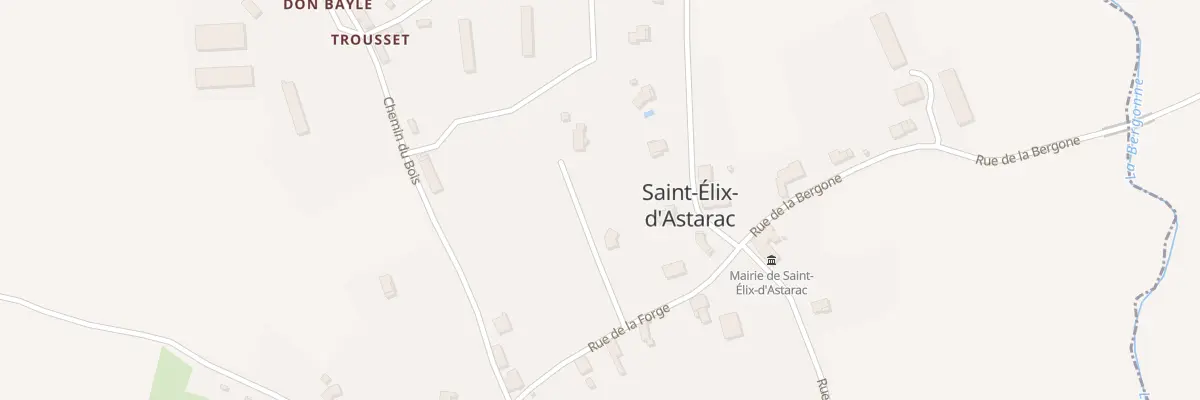 Plan du 124 Rue de la Forge à Saint-Élix-d’Astarac