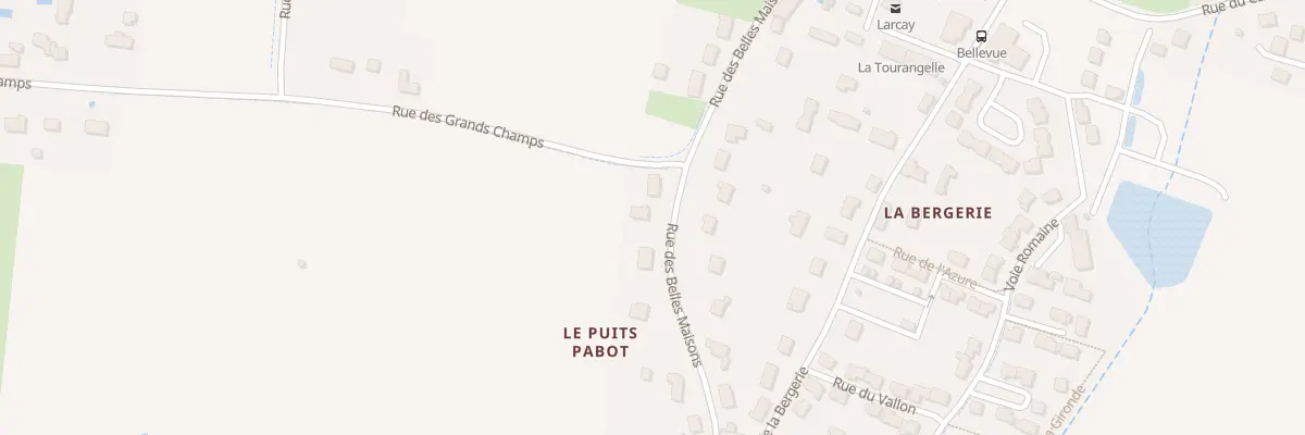 Plan du 9B Rue des Belles Maisons à Larçay