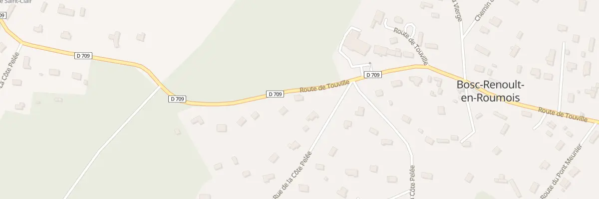 Plan du 61 Rue de la Cote Pelee à Thénouville