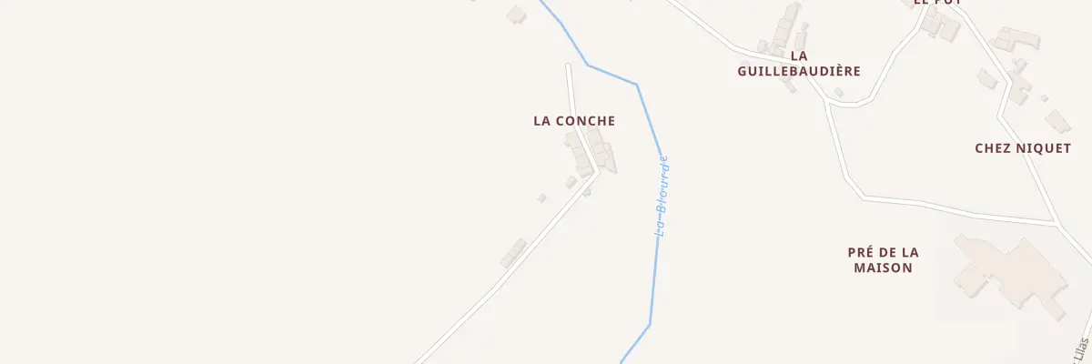 Plan du 6 La Conche à Luchapt