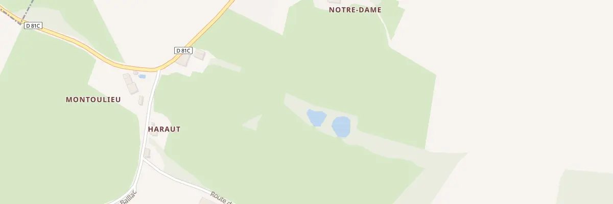 Plan du 87 Rte de Saint Gaudens à Cassagnabère-Tournas
