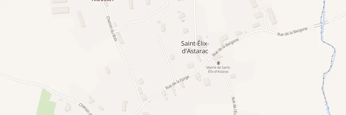 Plan du 122 Rue de la Forge à Saint-Élix-d’Astarac