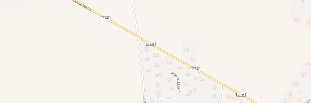 Plan du 1 All du Moulin à Bouquetot