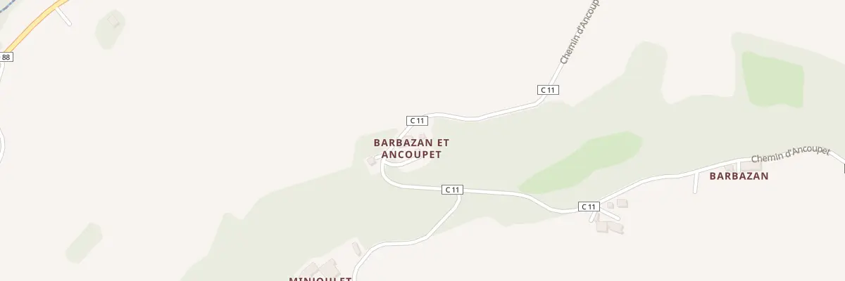 Plan du 5111 Barbazan à Gramont
