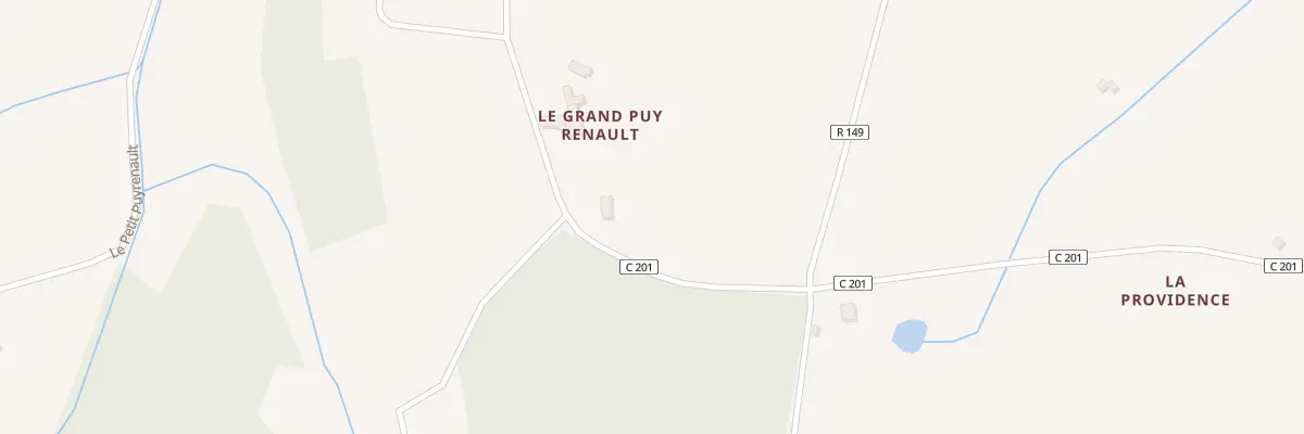 Plan du 666 Le Grand Puy-Renault au Grand-Pressigny