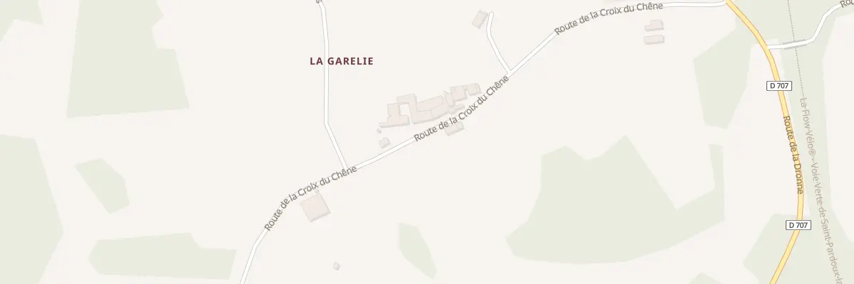 Plan du 1 La Garelie à Milhac-de-Nontron