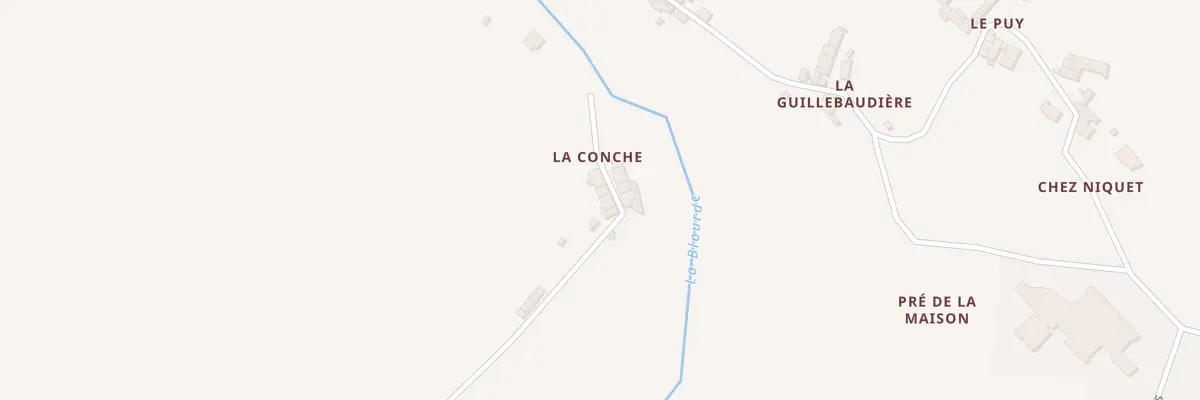 Plan du 4 La Conche à Luchapt