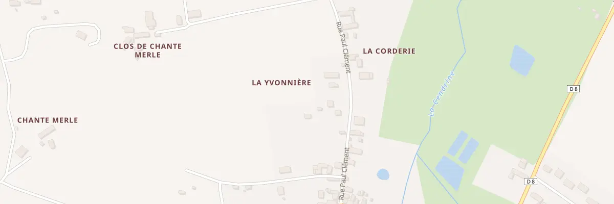 Plan du 7 Rue Paul Clément à Ternay