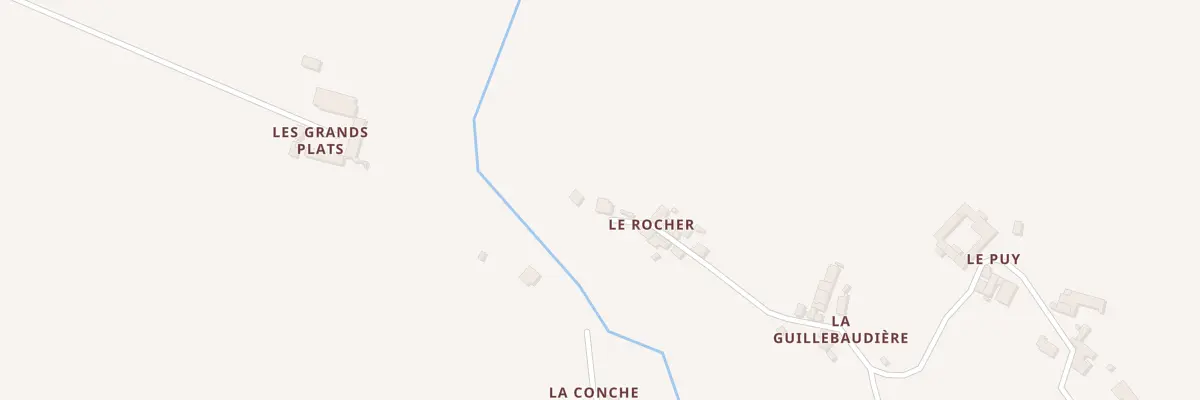 Plan du 7 Le Rocher à Luchapt