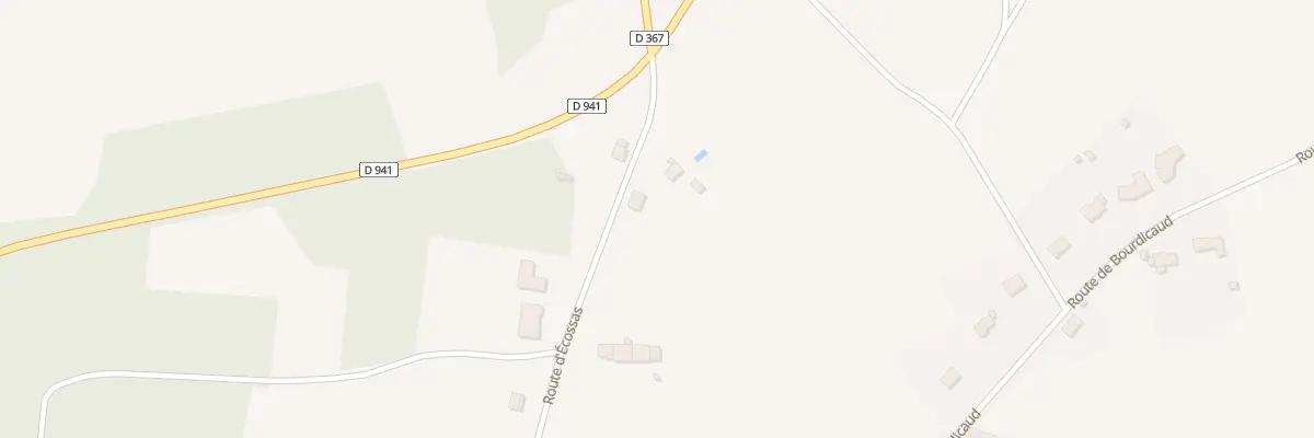 Plan du 3 Rte d’Ecossas à Étagnac