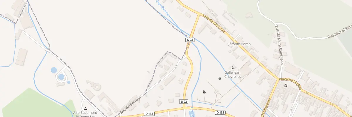 Plan du 2 Rue de Bernay à Beaumont-le-Roger