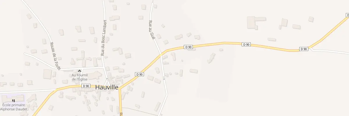 Plan du 10 Rte du Landin à Hauville