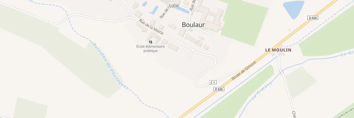 Plan du 5046 Au Village à Boulaur