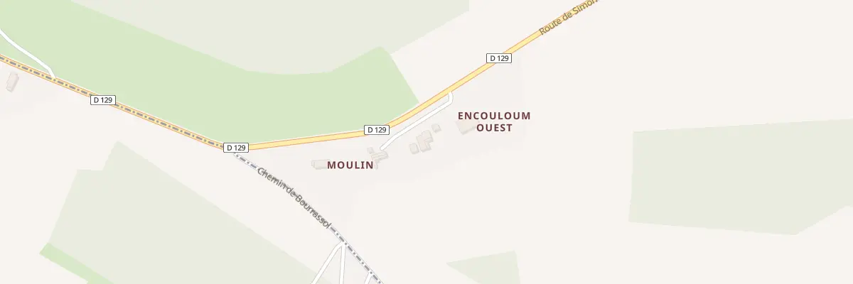 Plan du 879 Rte de Simorre à Tournan