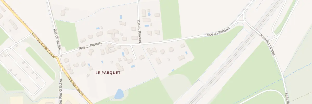 Plan du 14B Rue du Parquet à Larçay