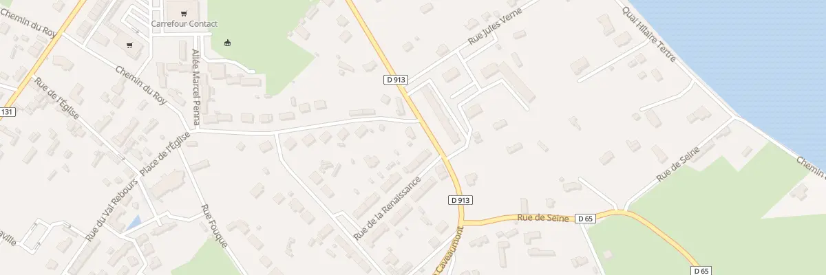 Plan du 384 Rue Pasteur à Arelaune-en-Seine