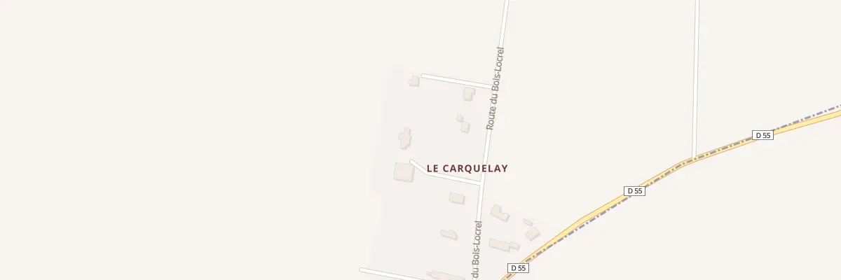 Plan du 992 Rte du Bois Locrel à Baons-le-Comte