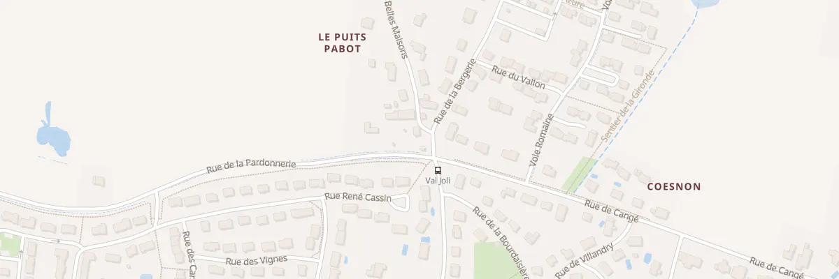 Plan du 1B Rue des Belles Maisons à Larçay