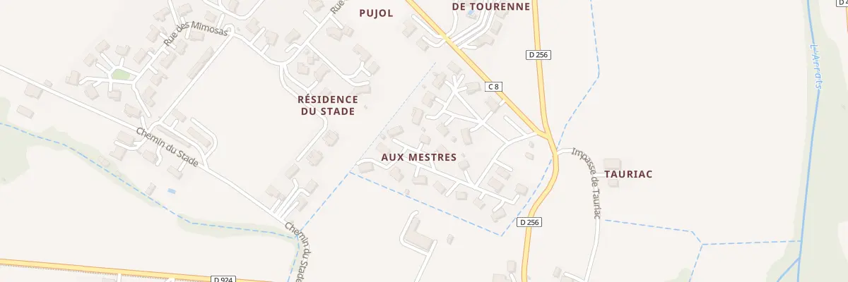 Plan du 3 Lot Mestre à Aubiet