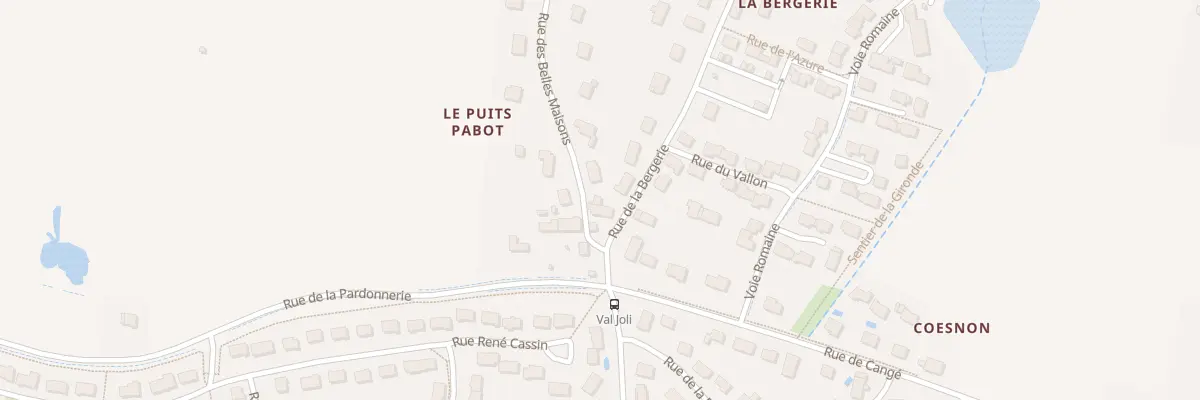 Plan du 2C Rue des Belles Maisons à Larçay