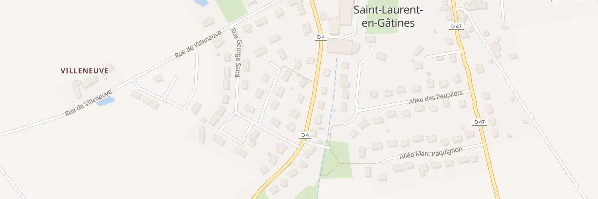 Plan du 12 Rue de la Tour Carre à Saint-Laurent-en-Gâtines