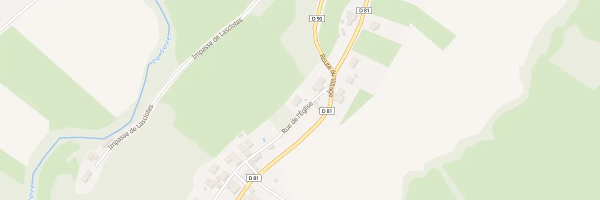 Plan du 142 Le Village à Montbernard