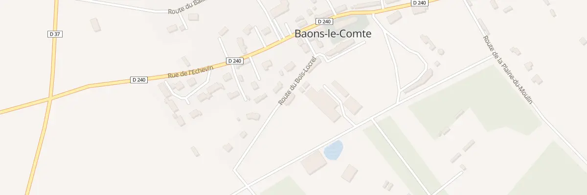 Plan du 98 Rte du Bois Locrel à Baons-le-Comte