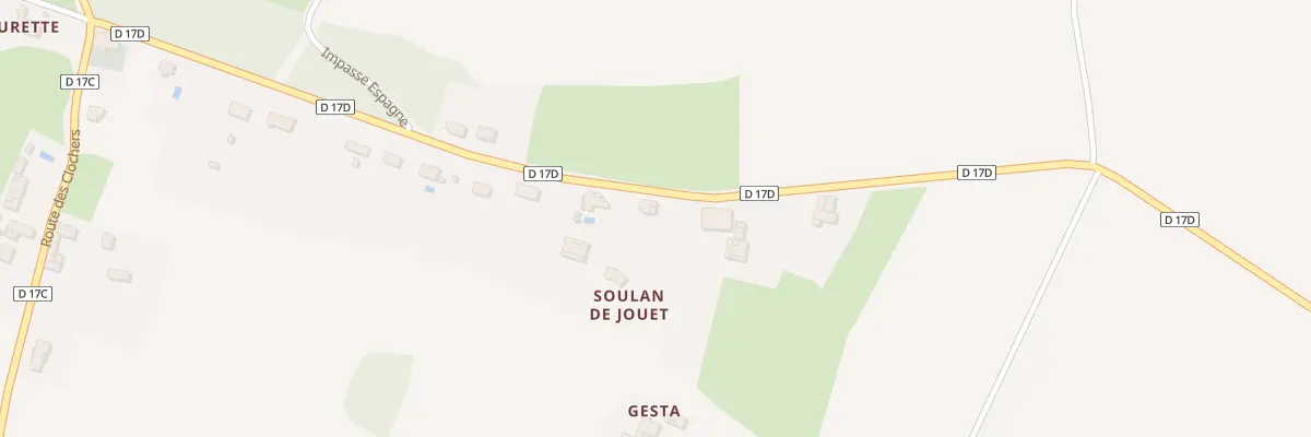 Plan du 61 Soulan de Jouet à Montesquieu-Guittaut