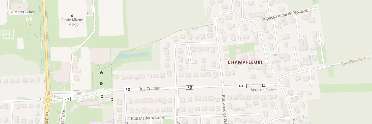 Plan du 10 Rue Madame de Montespan à La Ville-aux-Dames