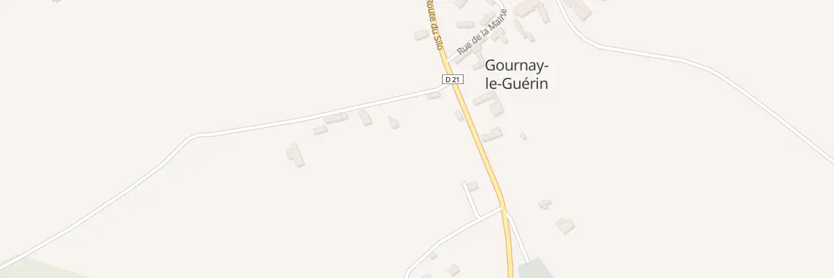 Plan du 1 Che des Sapins à Gournay-le-Guérin
