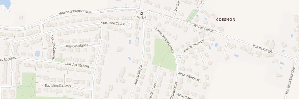 Plan du 7 Rue du Val Joli à Larçay