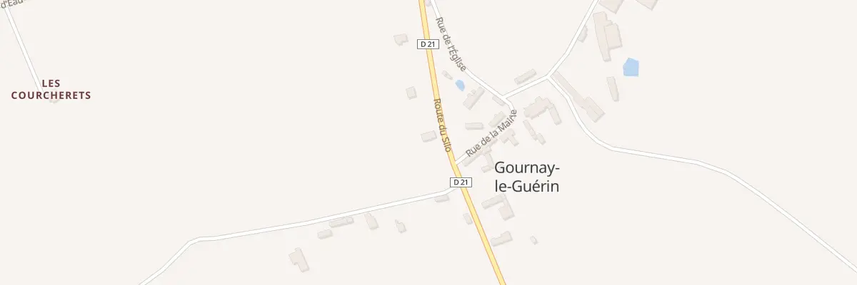 Plan du 5 Rte du Silo à Gournay-le-Guérin