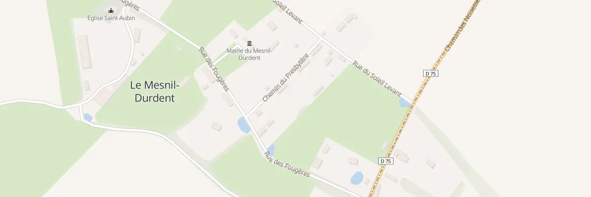 Plan du 1 Che du Presbytère au Mesnil-Durdent