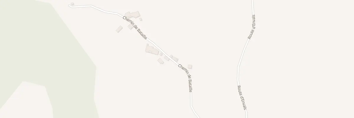 Plan du 100 Bataille à Laussou