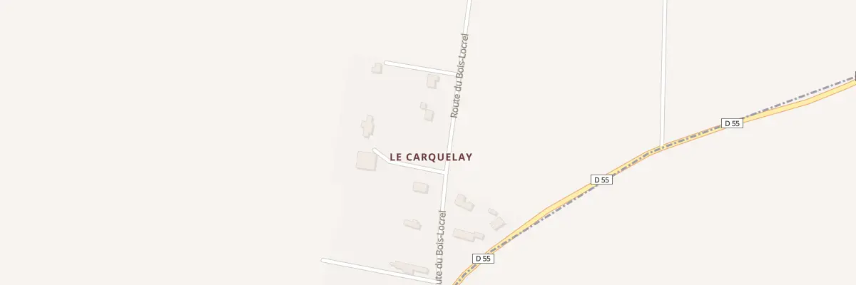 Plan du 990 Rte du Bois Locrel à Baons-le-Comte