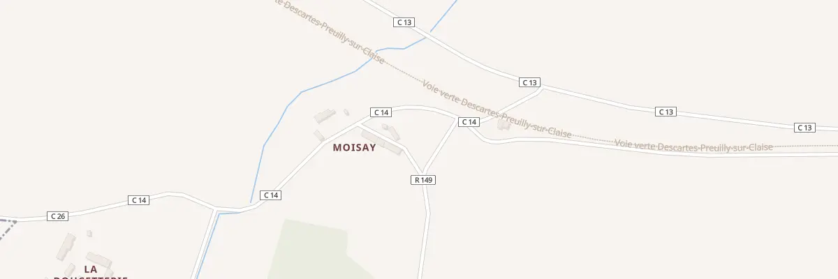 Plan du 281 Moisay au Grand-Pressigny