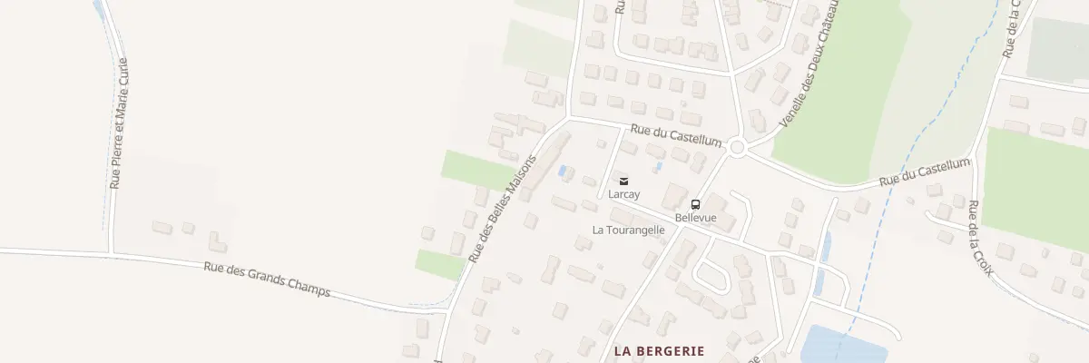Plan du 20 Rue des Belles Maisons à Larçay