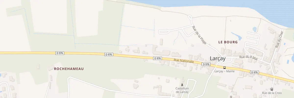 Plan du 7 Rue Nationale à Larçay