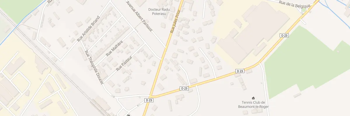 Plan du 39 Rue Jules Prior à Beaumont-le-Roger