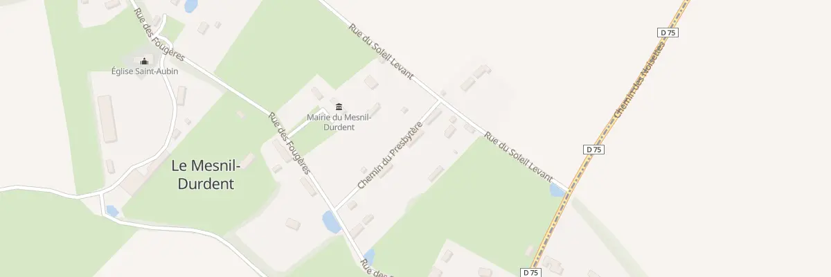 Plan du 3 Che du Presbytère au Mesnil-Durdent
