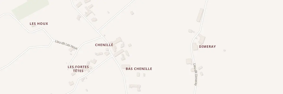Plan du 258 Bas Chenille à Troo