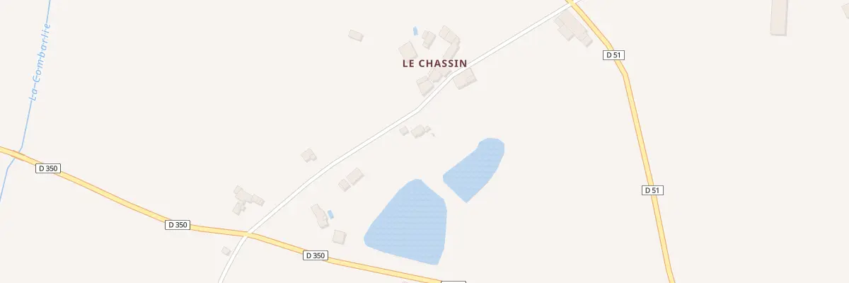 Plan du 5 Le Chassin à Saulgond