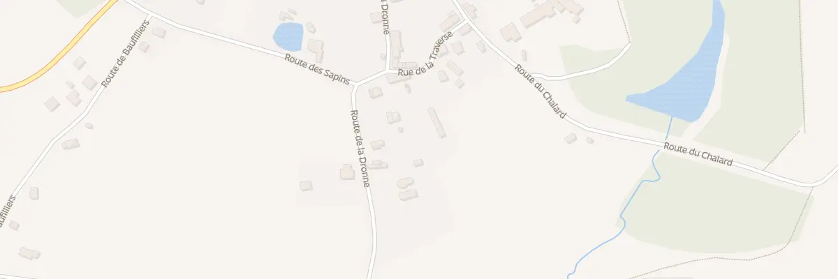 Plan du 257 Rte de la Dronne à Champs-Romain