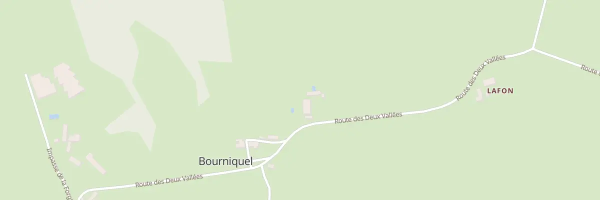 Plan du 10 Le Bourg à Bourniquel