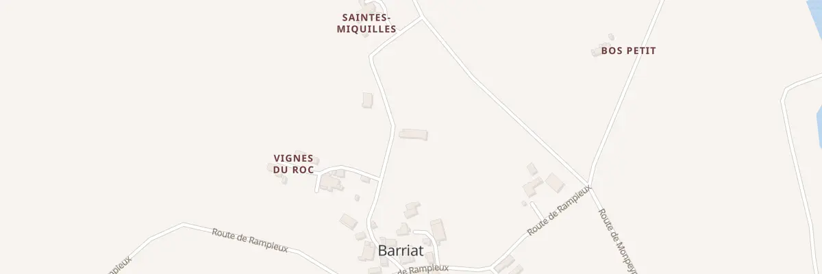 Plan du 5057 Bariat à Rayet