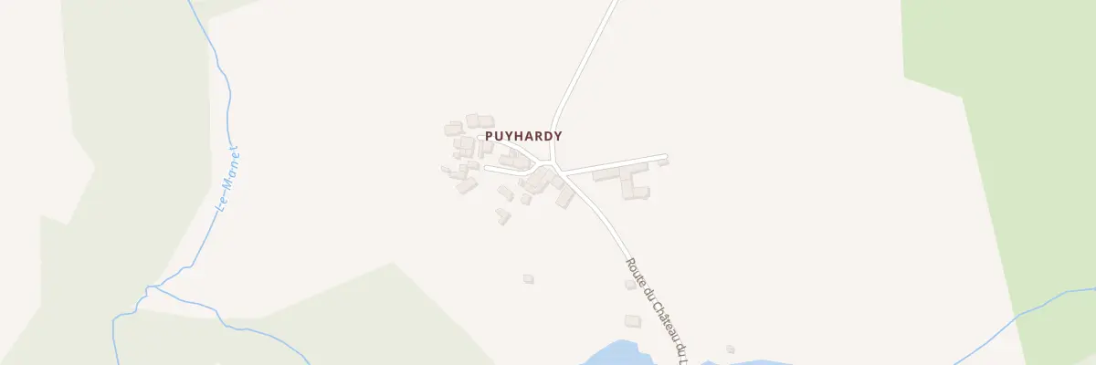 Plan du 101 Puyhardy à Champs-Romain