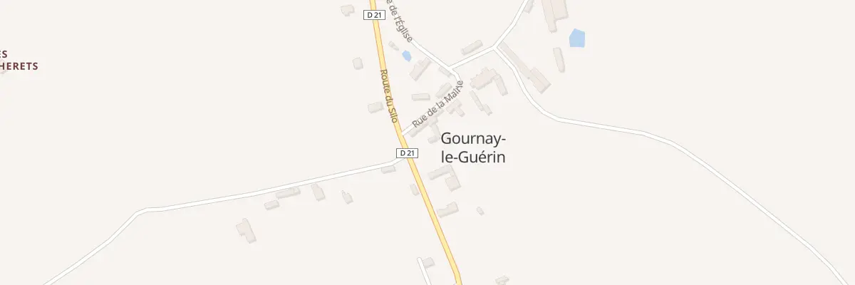 Plan du 6 Gournay à Gournay-le-Guérin
